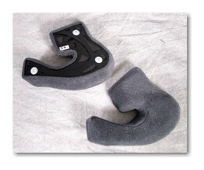 Shoei Multitec / RJ Platinum-R Cheek Pads 4 Shoei Multitec / RJ Platinum-R Cheek Pads - Image 2