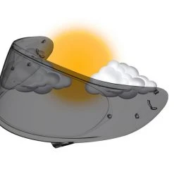 Shoei CWR-F2 Photochromic Face Shield -Shoei Helmets Sales shoei cwrf2 photochromatic face shield 3 scaled