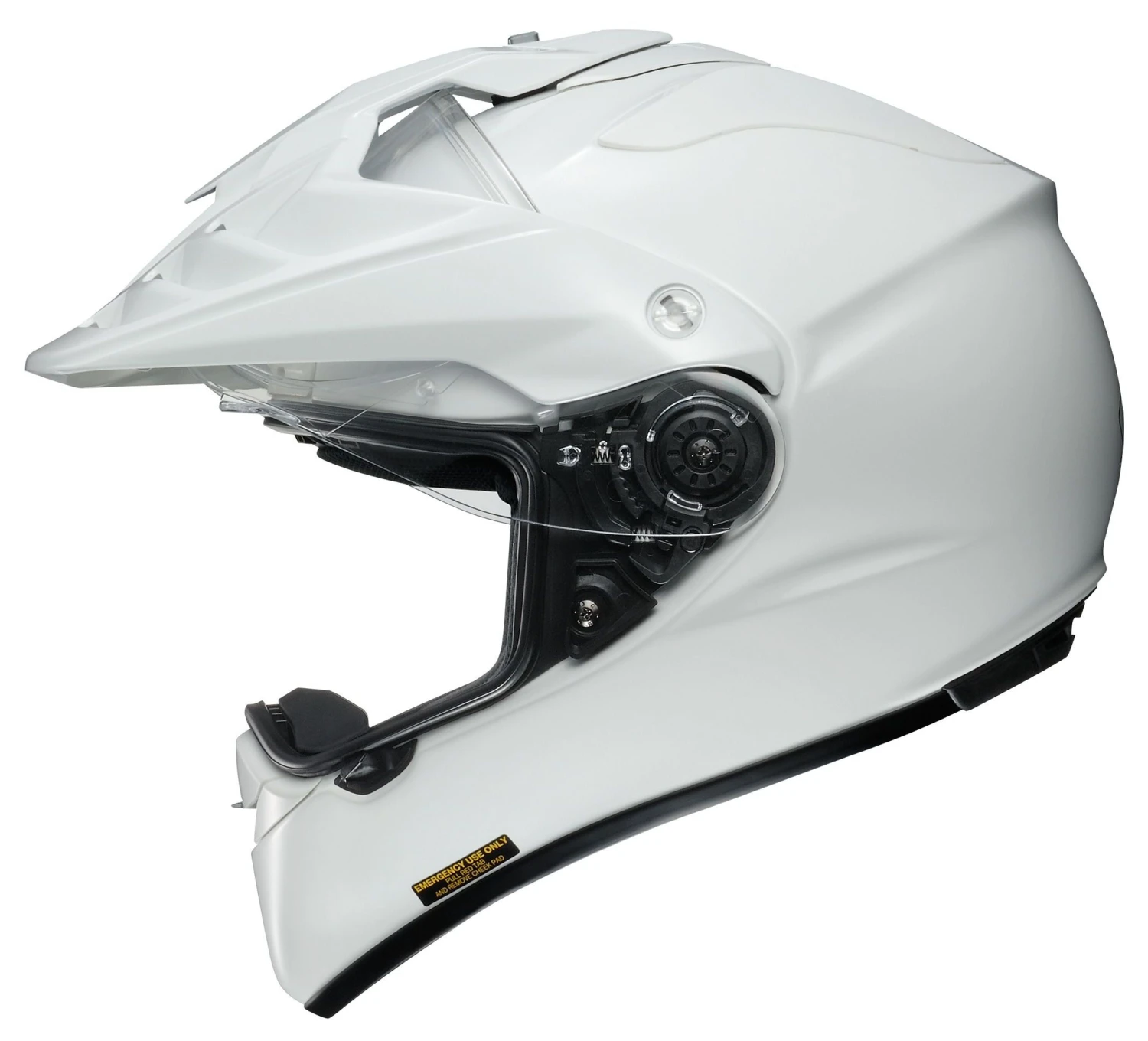 Shoei Hornet X2 Helmet - Solid White / XS [Open Box] - Image 4