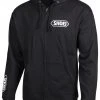 Shoei Logo Zip-Up Hoody -Shoei Helmets Sales shoei logo zip up hoody black white 1 scaled