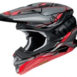 Shoei VFX-EVO Allegiant Helmet -Shoei Helmets Sales shoei vfxevo allegiant helmet black grey red 1