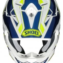 Shoei VFX-EVO Allegiant Helmet -Shoei Helmets Sales shoei vfxevo allegiant helmet white blue yellow 4