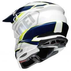 Shoei VFX-EVO Allegiant Helmet -Shoei Helmets Sales shoei vfxevo allegiant helmet white blue yellow 5