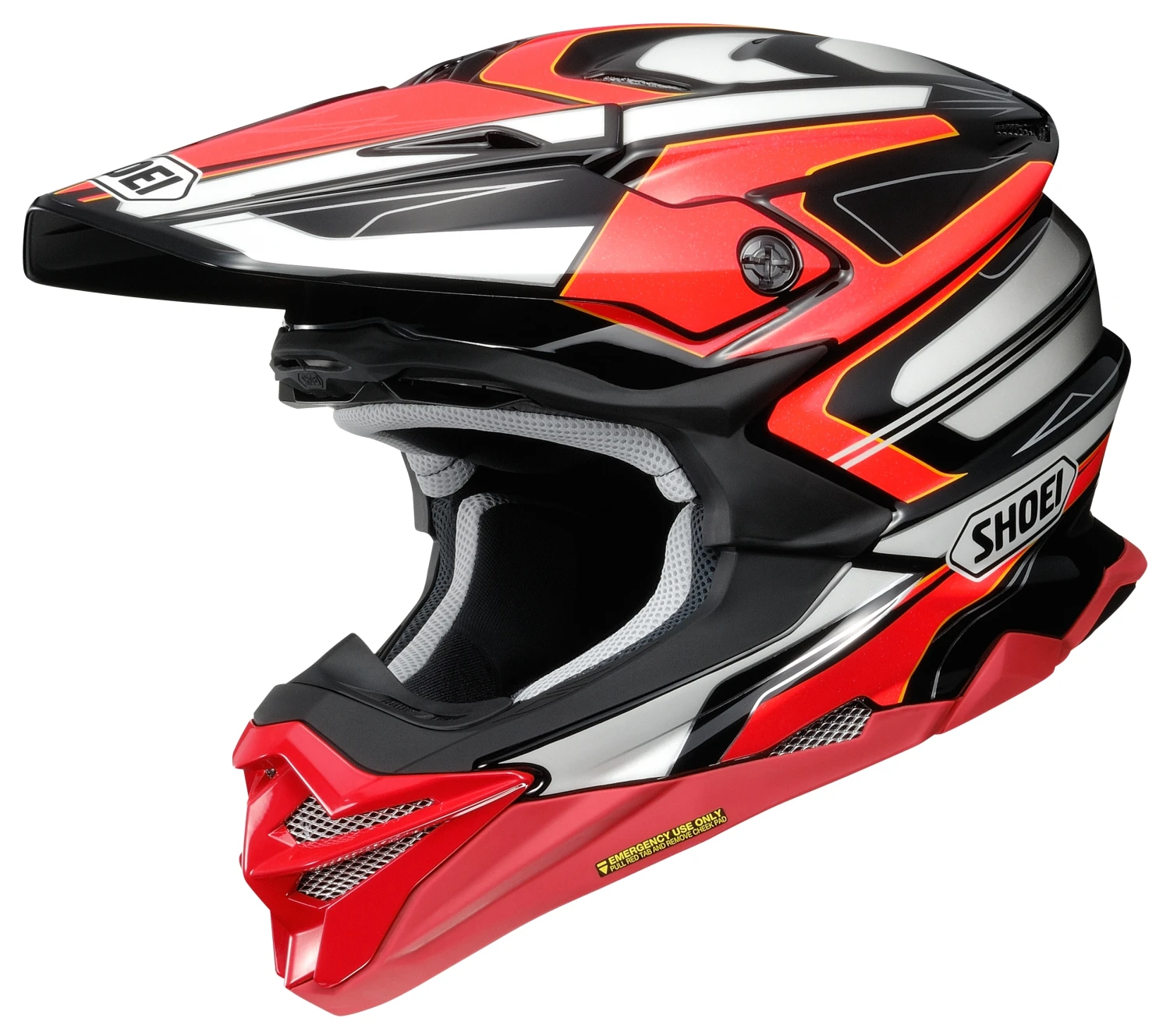 Shoei VFX-EVO Brayton Helmet Red/Black/White / XS [Blemished - Very Good]