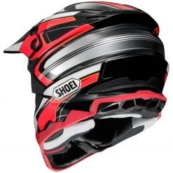 Shoei VFX-EVO Brayton Helmet Red/Black/White / XS [Blemished - Very Good] -Shoei Helmets Sales shoei vfxevo brayton helmet red black white xs blemished very good red black white 8