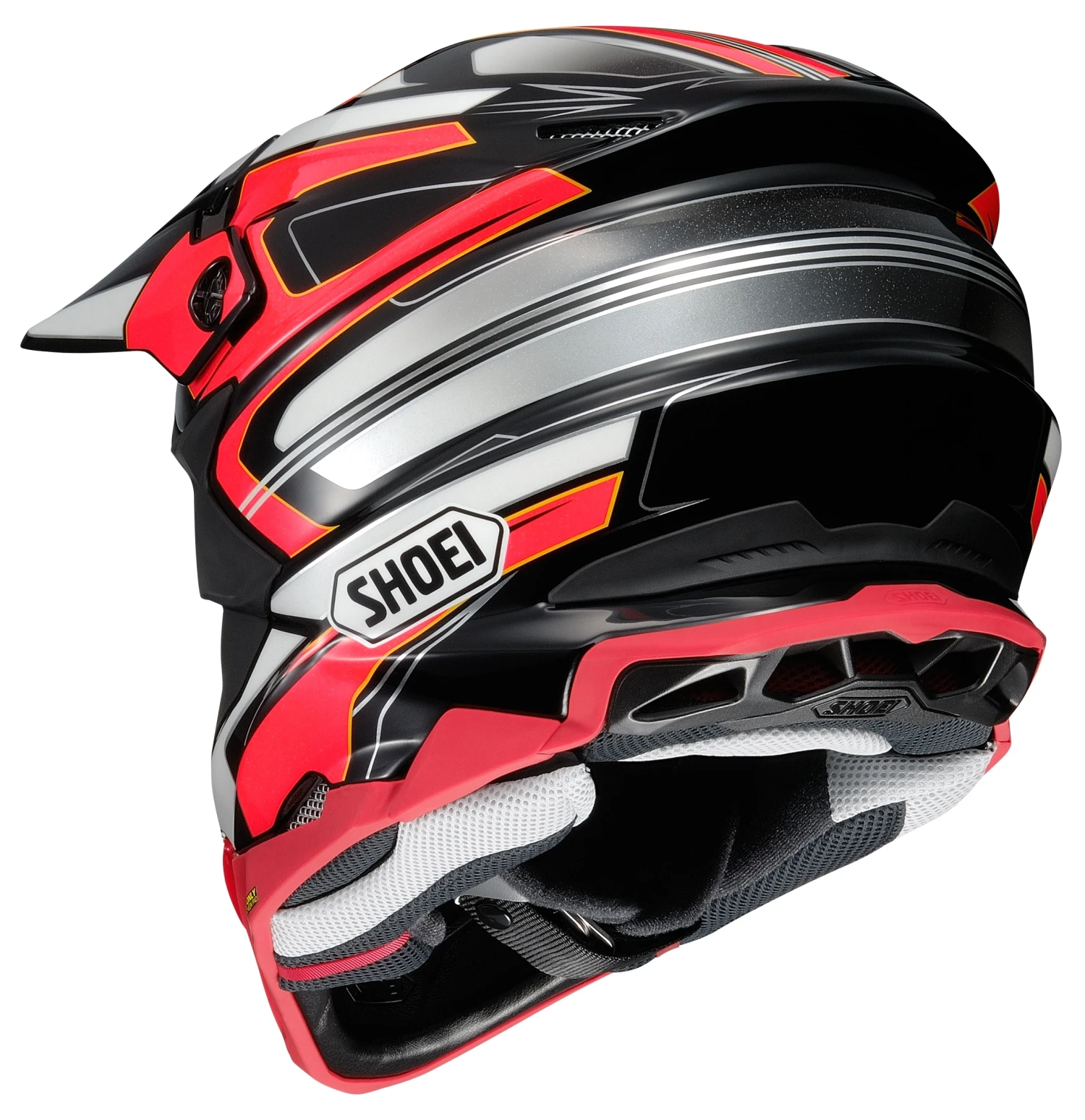 Shoei VFX-EVO Brayton Helmet Red/Black/White / XS [Blemished - Very Good] - Image 2