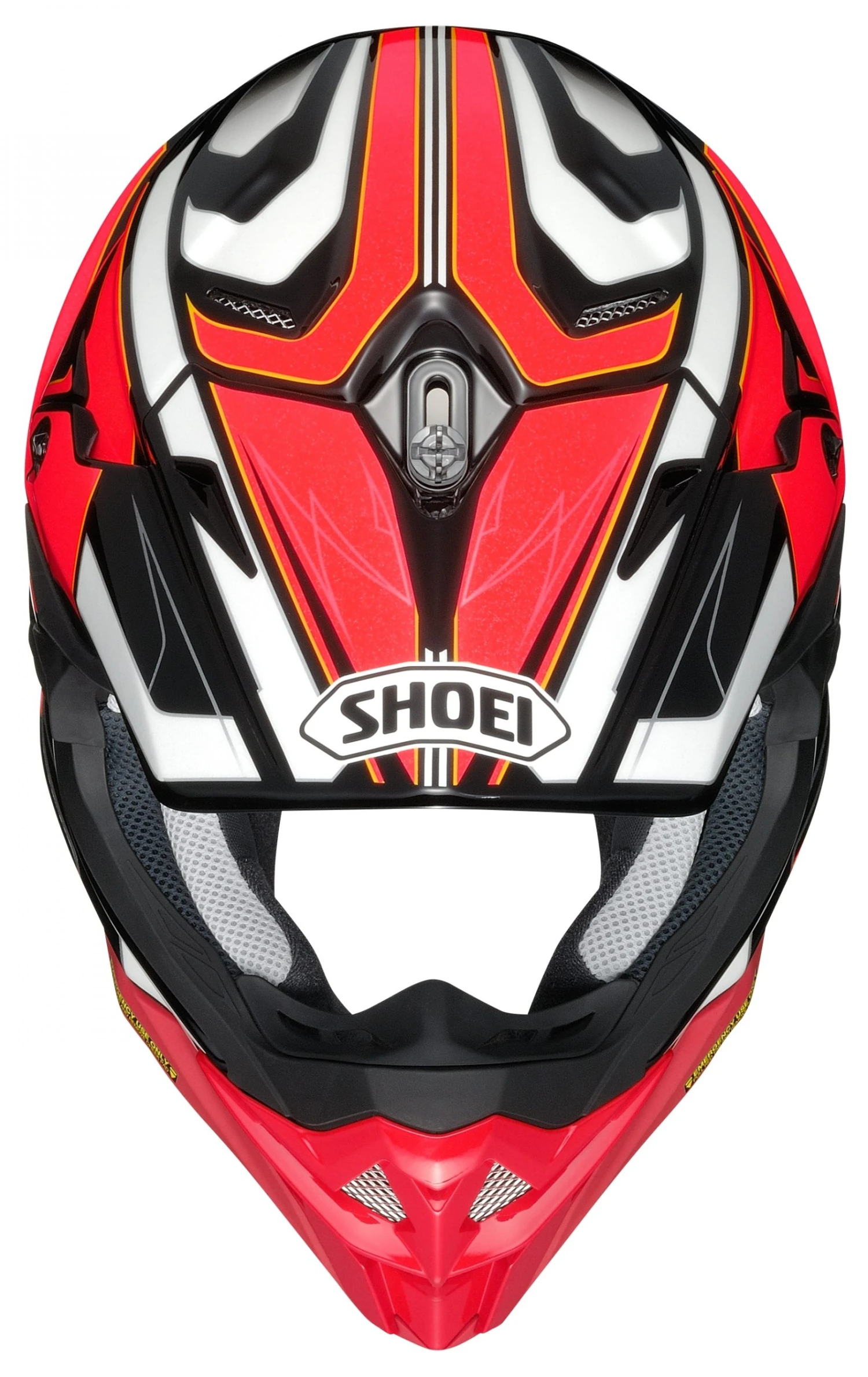 Shoei VFX-EVO Brayton Helmet Red/Black/White / XS [Blemished - Very Good] - Image 3