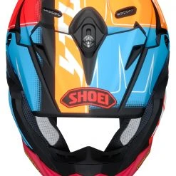 Shoei VFX-EVO Zinger Helmet -Shoei Helmets Sales shoei vfxevo zinger helmet matte blue orange red 7