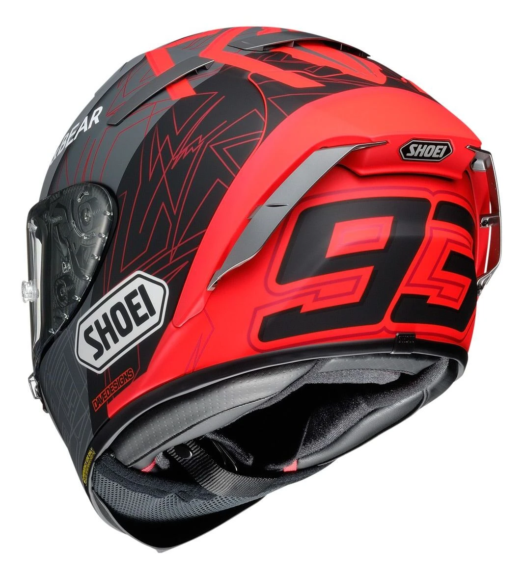 Shoei X-14 Marquez Black Concept 2 Helmet - Image 3